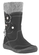 Girls Waterproof Boot - Steel/Chrome