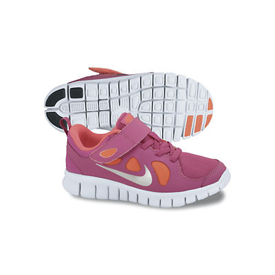 Nike Free Run (PSV) -Pink/Silver/Crmsn