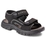 Boys Velcro Sandal-Black Pebble