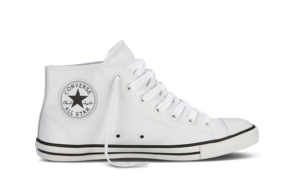 Converse white leather clearance dainty