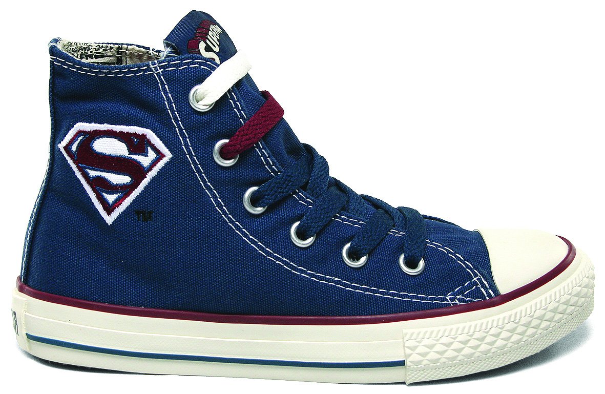 Superman converse cheap shoes kids