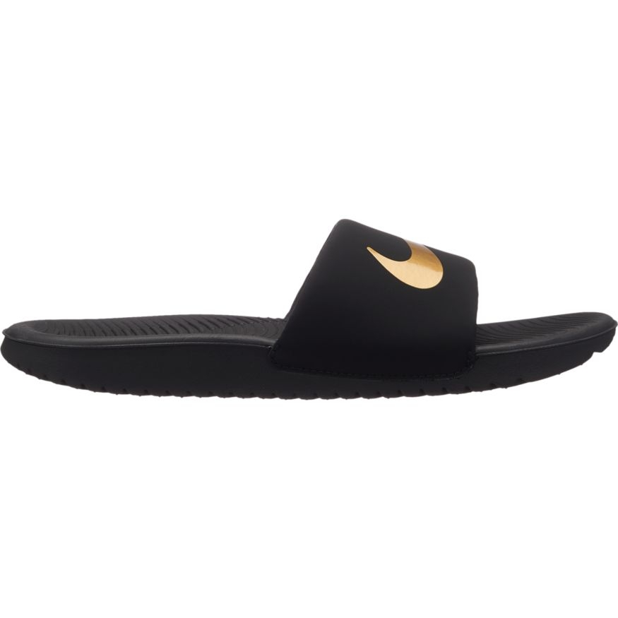 Nike Kawa Slide Blk/Gold - Boys-Sandals 
